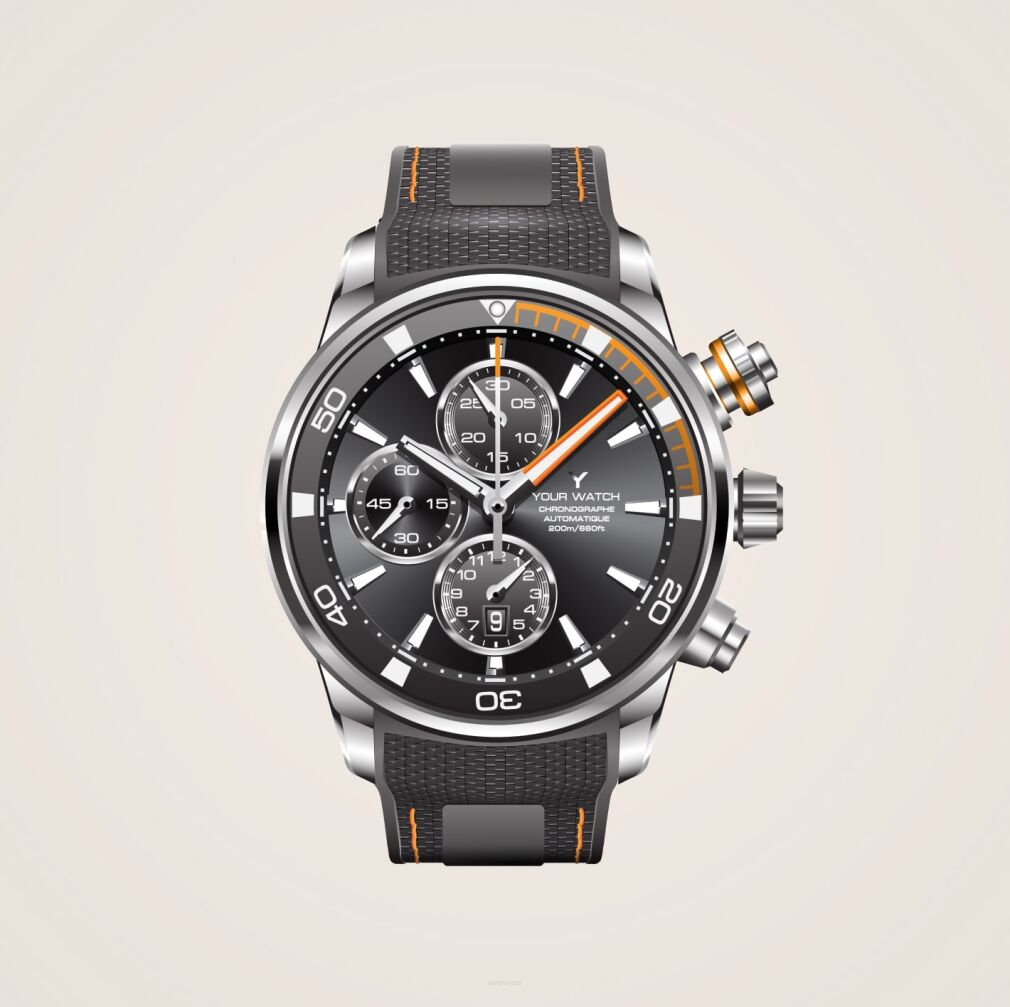 Hodinky s gumovým páskem